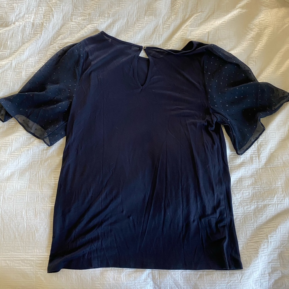 Loft petal sleeve woman’s Small NWT